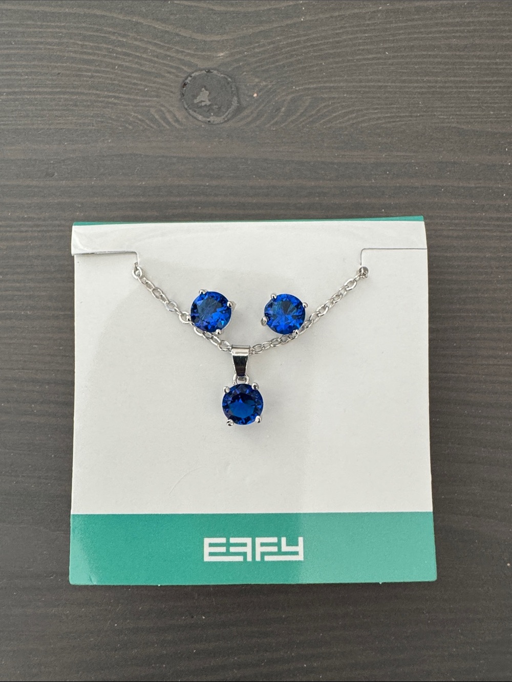 Effy Blue Necklace and Earrings Set